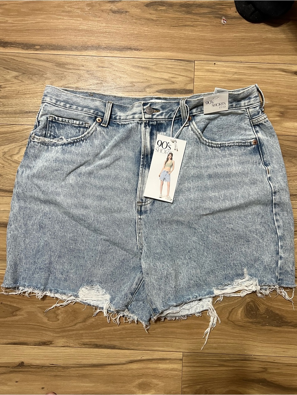 Light Blue Denim Women’s Cutoff Shorts